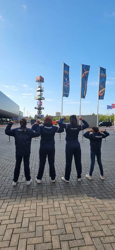 L'équipe AzurGym en délégation France